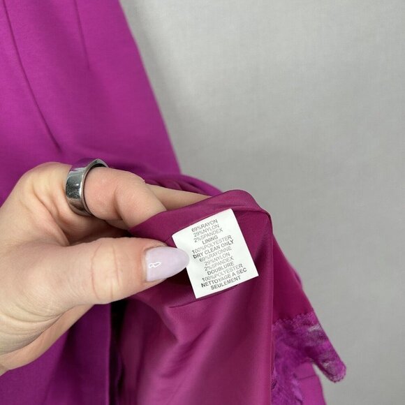 Trina Turk Revolve Womens Dress 2 Orchid Pink Hudson Tropical Ponte Cocktail - Picture 9 of 14